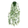 Fleurs décoratives Cadeau idéal pour les proches plantes vertes artificielles verdure naturelle 3pcs vigne eucalyptus suspendue décoration intérieure non