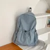 Backpack Nylon Cloth For Women 2024 Lightweight Knapsack Fashion Travel Schoolbag With Zipper