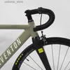 Bikes Ride-Ons AVENTON Cordoba Fixed Gear Bike Single Speed Track Fixie Bicycle 700C Aluminum Frameset Carbon Fork with 48T Crankset V Brake L47