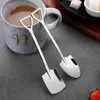 Spoons 1PC Round Shape Coffee Spoon Stainless Steel Mini Teaspoons Sugar Dessert Ice Cream Soup Kitchen Accessories