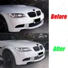 För BMW 3-serie E90 E91 E92 E93 M3 2007-2013 Bilens främre stötfångare läppslippare spoiler diffuservakt glans svarta tillbehör