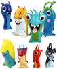 8pcsset fumetti anime action figures giocattolo mini slugterra anime figure bambola per bambini regali di compleanno di bambini5279925