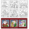 Clear Silicone Stamps Christmas Clear Stamps for Card Making, Santa Claus Penguin Transparent Silicone Stamps Rubber Scrapbook
