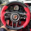 Высококачественное крышка рулевого колеса для высококачественного автомобильного рулевого колеса для Porsche Taycan Cayenne Macan Panamera 718 911