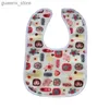 Babs Burp Cloths 1 Piezas Cartoon Cute Kawaii Fashion Fashion Pithlers Saliva Burp Boy Girls Newborn Feeding Waterproof Babs Bibs Y240412