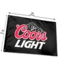 Coors lätt öletikett flagga 150x90cm 3x5ft tryckning av polyesterklubbteam sport inomhus med 2 mässing grommets5021958