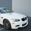 カーフロントバンパーリップカナードスプリッタースポイラーグロスブラックアブスチューニングボディキットBMW 3シリーズE90 E92 E93 M-Sport 2008-2013