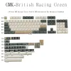 Accessori 140 Keys GMK KeyCaps British Racing Green PBT KeyCaps Profilo di ciliegia Dyesublimation per tastiera meccanica GK61 84 96 104 108