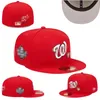 Nuovo Designer Dimensione Classic Cappello Fit Baseball Cappello da baseball Adulto Baseball Team maschile e femminile completamente chiuso Dimensione 7-8 C12