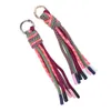 Key Rings New High-quality Hardware Anti-theft Keychain Fashion Bag Accessories Luxury Brand Tassel Female Bag Decoration 240412