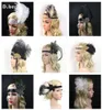 4PCSLOT FEMMES ACCESSOIRES DE CHEAUX CHEAUX PLUATS RHINESTON PELIN BAND CHEUR 1920S VINTAGE GATSBY PARTY CHEPIED4945013