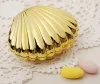 Прекрасные держатели серебряного золота Shell Wedding Candy Box Favors Рождественские подарки для вечеринок свадебные принадлежности для детского душа