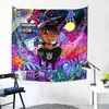 Juice Wrld 999 Wandteppich Wandhänge Kunstmusik Album Poster Ästhetischer Wandteppich für Schlafzimmer Wohnzimmer Dekor Home Dekoration