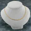 Chaines Colliers de coeur en acier inoxydable pour femmes Silver Gold Color Choker mignon chaîne romantique Classic Bijoux en gros 16 20 pouces