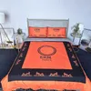 Bedding Sets Ice Silk Summer Cool Printed Bed Sheet Comforter Cover Breathable