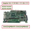 Moderkort för Acer Aspire V3111p ES1111 E3111 Travelkamrat B115MP Laptop Motherboard DA0ZHJMB6F0 DA0ZHJMB6E0 med N2830 N2930 N3530 CPU