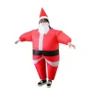 Costumes infláveis engraçados de Natal homem pão de gengibre Papai Noel Claus Elk Snowman Tree Tree Penguin Adulto Kid Halloween Party Carnival Party