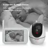 Monitoruje Baby Monitors LS Vision 4,3-calowy monitor dziecięcy z patelnią Camera 2.4G bezprzewodowa dwukierunkowa audio noktowi wizja bezpieczeństwo Camerac240412