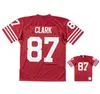 Jerseys de football cousus 87 Dwight Clark 1981 Mesh Legacy Retired Retro Classics Jersey Men Women Youth Youth S-6XL