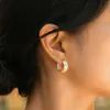 Boucles d'oreilles cerceaux Zirconia pour femmes