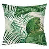 Kussengroene botanische jungle Verzamel designkussencase Sofa tropische regenwouden blad decoratieve worp maat kussens omslag