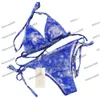 Bikini femminile Bikini Bikini Bikini Swimwear Swimsuit costume da bagno costose costume da bagno in poliestere Lettera di vacanza a metà vita Scarica spiaggia scrunch sexy costumi da bagno in bikinis sexy