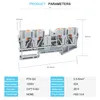 10st Pt6-Qus i Terminal Block 6mm² Electrical Cable Connect Pt 6-Quattro DIN RAIL 4 Wires Wiring Connector