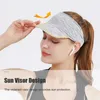 Visors Golas de bolas Summer Sun Diadema de visor Capacita transpirable Mujeres Fashion Sunshade Sweating Sweating Ciclismo seco Running Caps 24412