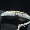 Lussuoso aspetto completamente guardato per uomo donna top artigianato un unico e costoso Mosang Diamond 1 1 5A orologi per hip hop industriale lussuoso 6151 6151