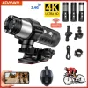 Cameras 4K Full HD Wifi Portable Camera Waterproof and Anti Shake Sports Cameras Bicycle Motorcycle Helmet Cam Flashlight Camcorder