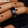 Dekompressionsleksak dekomprimering leksak yedc svart zirkonium svin ring spärr mekaniska ringar fingertopp gyro magnetiska metall dekomprimering leksaker edc 240412