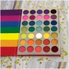 Eye Shadow 5 Pieces Rainbow Eyeshadow Palette Private Label Tra Pigmented Bright Colors Shades Matte Metallic Shimmer Makeup Drop Deli Ot6H9