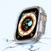 S9 49mm Ultra2 PC Clear Cover Shell Transparent Anti-fall Protective Hollow Case for Apple Watch Series 8 9 iWatch Ultra 49mm Cases