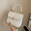 Populaire kleine tas voor vrouwen handtas nieuw high-end krokodil patroon enkele schouder crossbody tas, niche-ontwerp, draagbare kleine vierkante tas