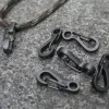 Rings 10 Pcs Mini SF Spring Backpack Clasps Climbing Carabiners EDC Keychain Camping Bottle Hooks Paracord Tactical Survival Gear