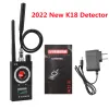 Systems K18 Multifunction Anti Detector Camera GSM Audio Bug Finder GPS信号レンズRFロケータートラッカー検出ファインダーラジオスキャナーを検出