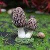 Decoratieve beeldjes Mini Resin Mushroom Figurine Fake Miniatures Diy Micro Landschap Fairy Garden Terrarium Decoraties Desktop ornament