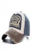 Högkvalitativ tvättad bomullsskada Baseball Cap Motor Snapback Hat Hip Hop Dad Hats för män Kvinnor Malande Multicolor Bone9841501