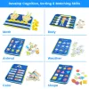 Busy Board Montessori Sensory Toys Autism Educational Travel Toys Preschool Activities Learning Fine Motor Skills For Kids