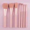 Shadow Beili Pink / Black 7pcs Makeup Brushes Brushes Ferme Blusher Foundation Powder Brush Makeup Brush Set Pro Maquillaje Beauty Tool