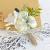 Dekorative Blumen Zahn Design Alligator Clip Legierung Strasssteine Kristalle Perlen für Hochzeitshaarzubehör