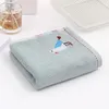 Serviette coton lavage absorbant des serviettes de bain coloride de couleur sympathique doux visage douche à main pour la salle de bain gant de toilette 34x74 cm