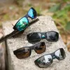 Okulary przeciwsłoneczne fajne przystojne okulary ultra światło szklanki męskie okulary łowiskowe okulary przeciwsłoneczne kempingowe wędrówki do spolaryzowanych okularów przeciwsłonecznych 240412