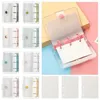 Creative 3 Hole Mini PVC Loose-leaf Notebook Cover Journal Traveler Portable Clip Refill Accessory School Stationery