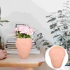 Vases Glass Flower Vase Decorative Strawberry Shaped Arrangement Holder