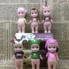 Action Toy Figures 6st/Set Sonny En söt djur Marine Series PVC Kawaii Mini Collectible Model Kids Toys Doll Gift