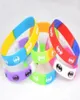 2015 Novo 100pcs Batman Silicone Bracelet Pulset Cartoon Cosplay Party Party Multicolor Sport Wrist Band3012590