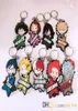 Mon héros universitaire manga keychain pvc figures en caoutchouc toys un côté izuku bakugo todoroki tenya iida tomura shigaraki japonais cospla9996999