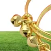 Mücevher Bebek Çan Bilek Bangles 24K Sarı Altın Renk Bangles Bebekler için Çocuklar 1466648