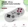 GamePads 8bitdo SN30 Pro GB Game Controller Wireless GamePad per console di gioco Android/PC/Switch Retro 8BIT da USB Cable Tools